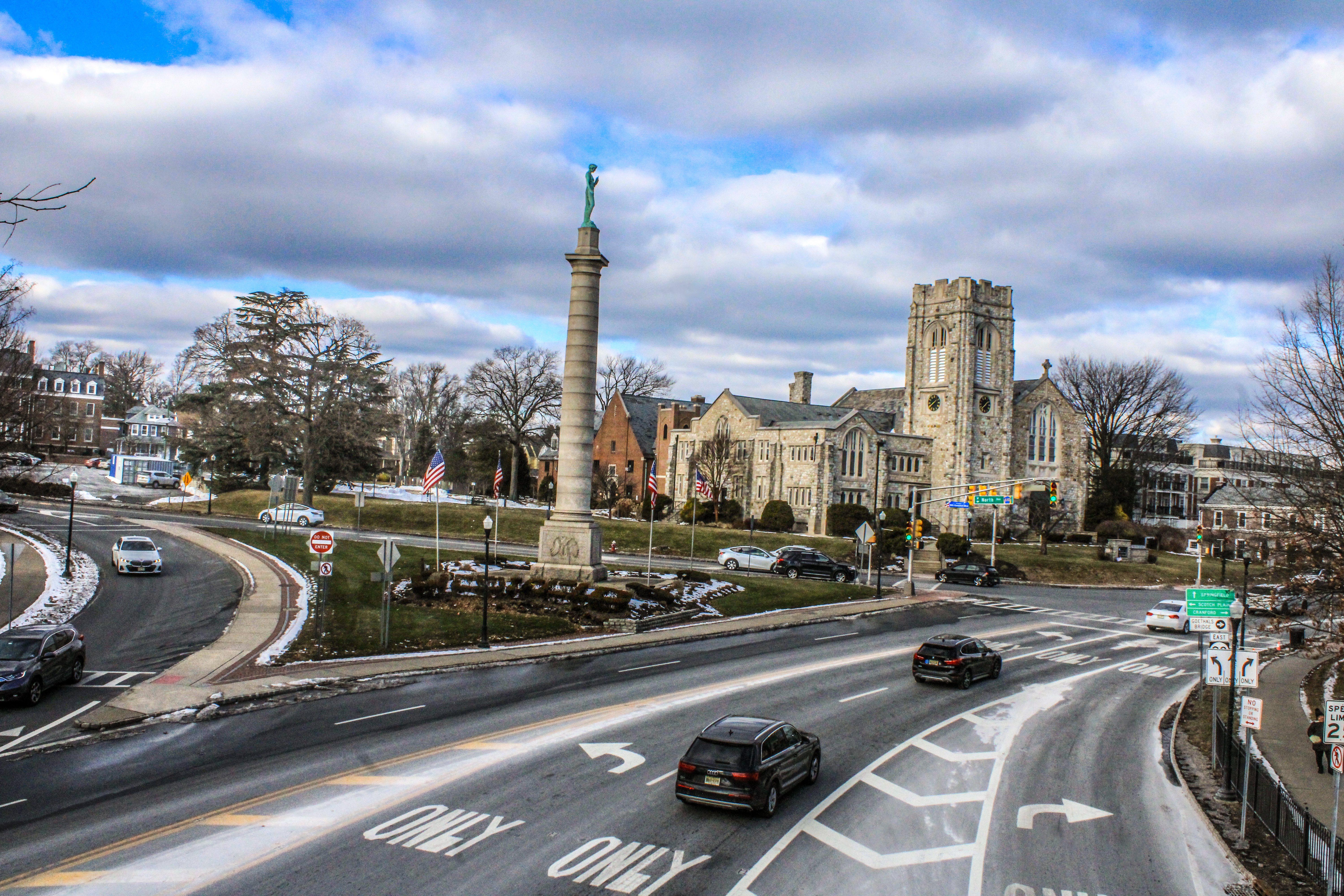Downtown westfield january 2026 in Union County, NJ
