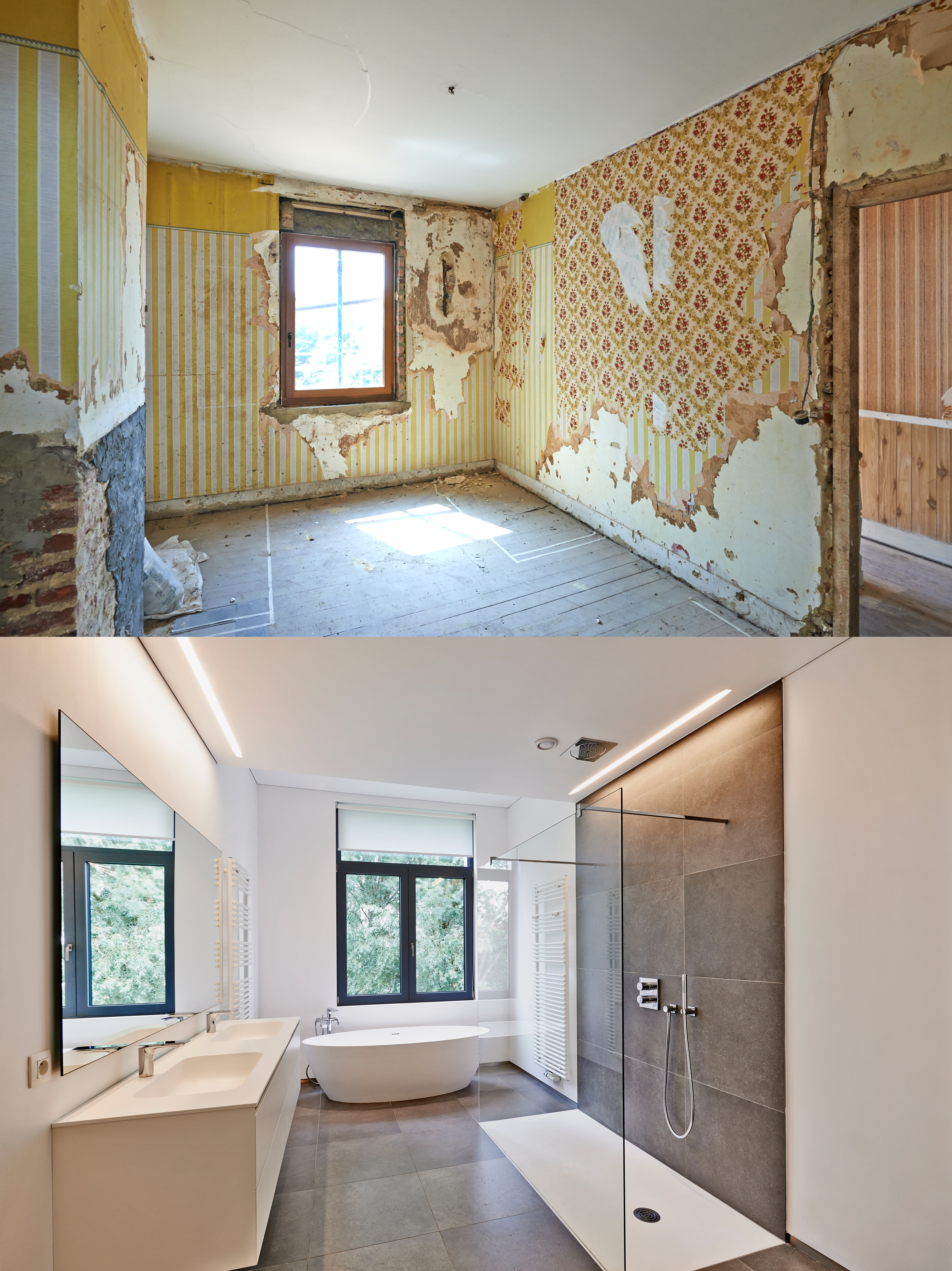 GeoBrix Kitchens, Baths and Basements before and after in North Jersey
